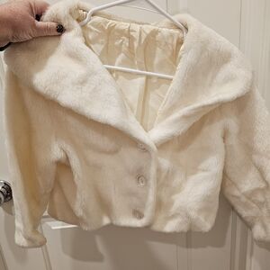 Cozy White Faux Fur Jacket